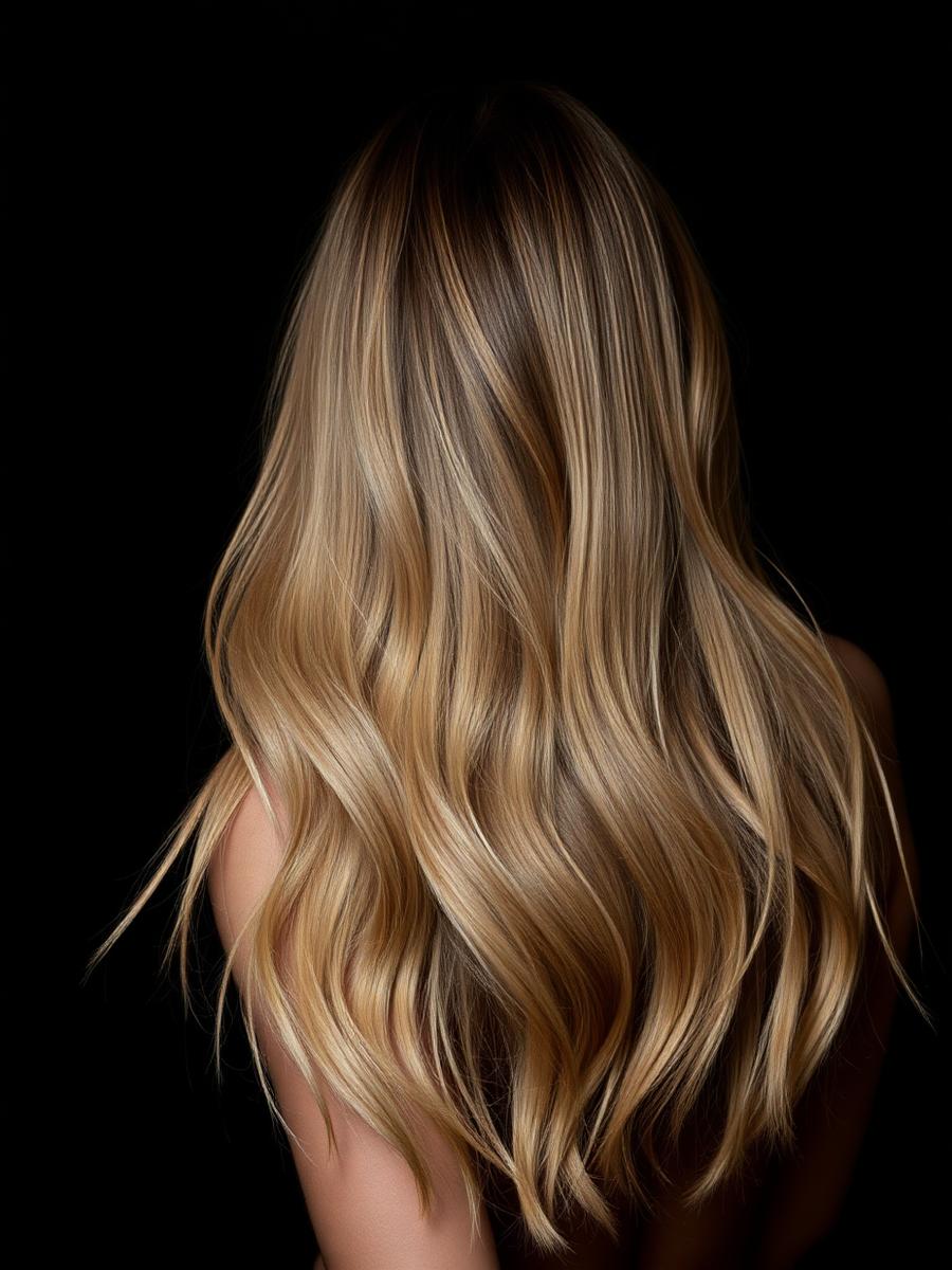 Balayage — długie włosy